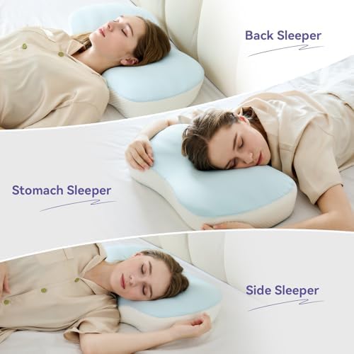 Memory Foam Pillow for Neck and Shoulder Pain Relief