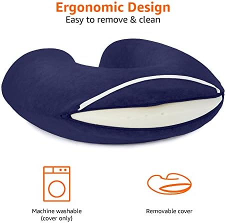 Memory Foam Neck Travel Pillow for Comfort and Space