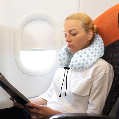 ALAZA Memory Foam Neck Pillow - Washable Portable