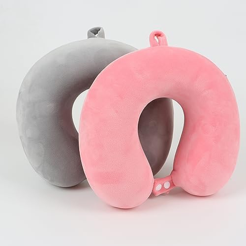 Sexysamba Pure Memory Foam Travel Pillow Set for Adults