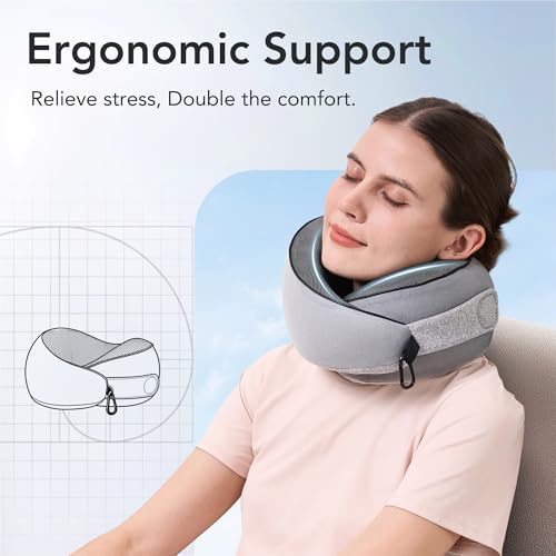 Adjustable Memory Foam Travel Pillow