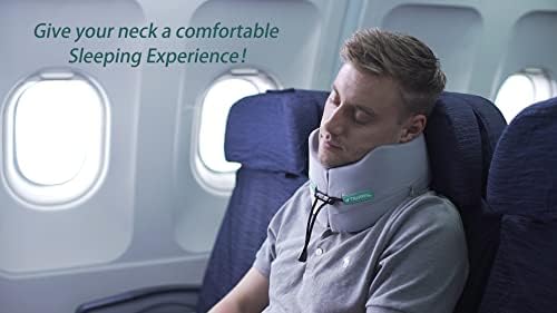 BAKLUCK Ergonomic Travel Neck Pillow - Comfort for Airplane Office Use