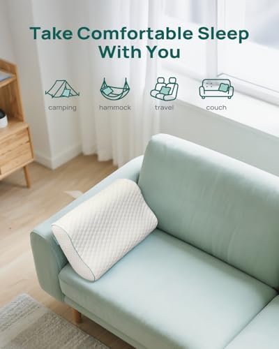 Adjustable Memory Foam Pillow for Neck Pain Relief