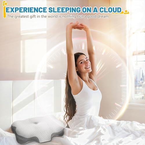 Ergonomic Cervical Pillow for Back and Side Sleepers