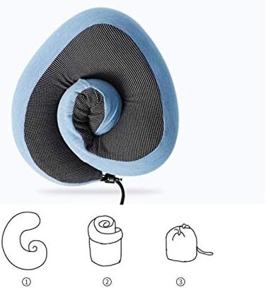 Travel Pillow with Memory Foam and Washable Cover