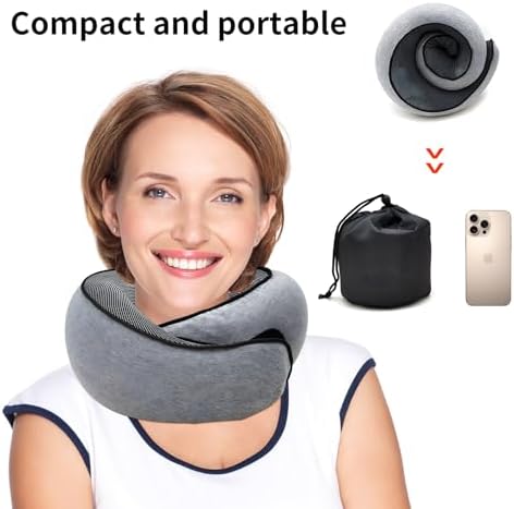 Ergonomic Memory Pillow for Travel Support Your Neck Head