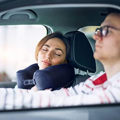 Ergonomic Memory Foam Pillow for Travel Sleep and Pain Relief