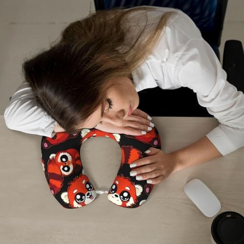 Allgobee Travel Pillow - Red Panda Head Neck Support