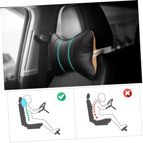 2PCS Car Neck Pillow Posture Support for Comfortable Driving