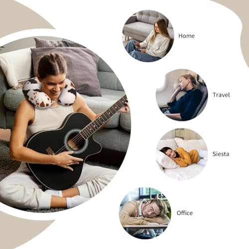 DZUAIKIT Travel Pillow with Memory Foam Support