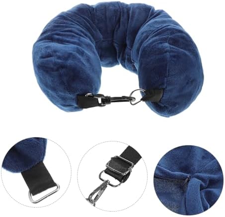 Adjustable Stuffable Travel Neck Pillow for Airplanes