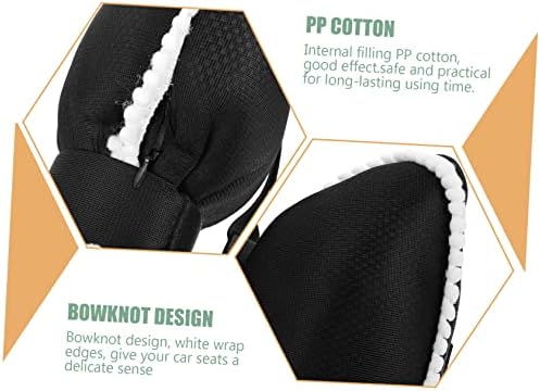 Bowknot Elastic Car Neck Pillow