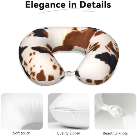 DZUAIKIT Travel Pillow with Memory Foam Support