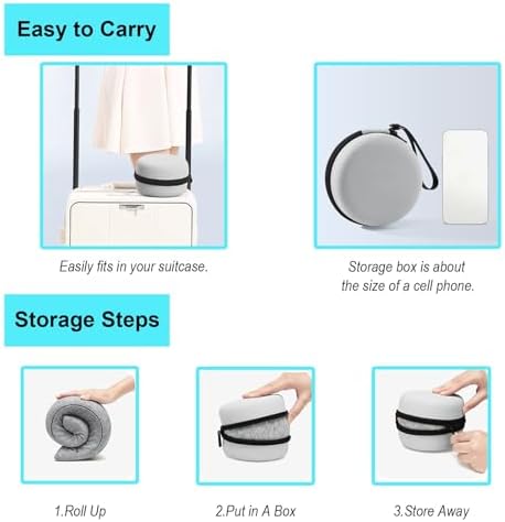 Neck Pillow for Traveling Soft Comfortable Ergonomic Design