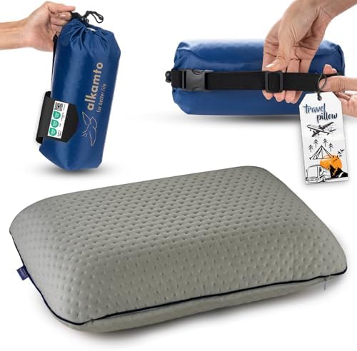 Memory foam pillow Travel-friendly Heat-regulating Portable comfortable