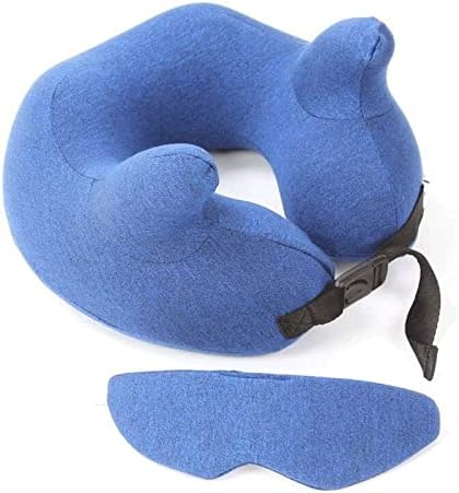 Adjustable U-Shape Memory Foam Travel Pillow for Car Plane