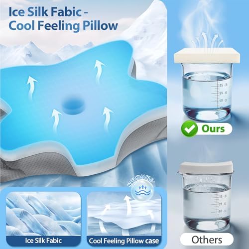 Memory Foam Cervical PillowCool SupportiveErgonomic DesignSleep Comfort