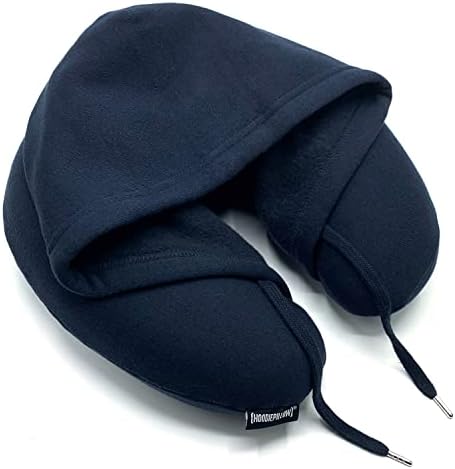 Premium Memory Foam Travel Pillow - Comfort Privacy and Style