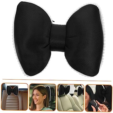 Yardenfun Bow Neck Support Cushion - Fashionable Premium Car Auto Headrest Neck Pillow