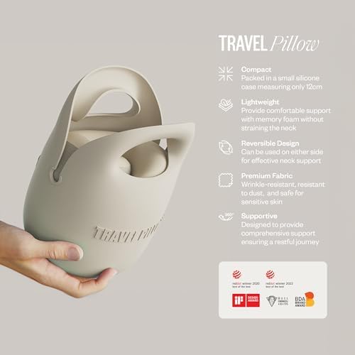 Memory Foam Travel Neck Pillow Airplane Comfort