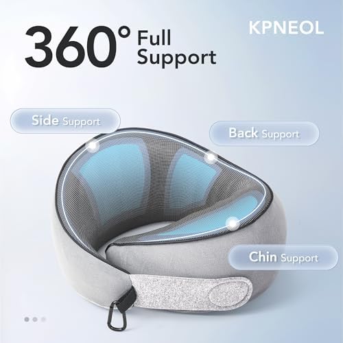 Adjustable Memory Foam Travel Pillow
