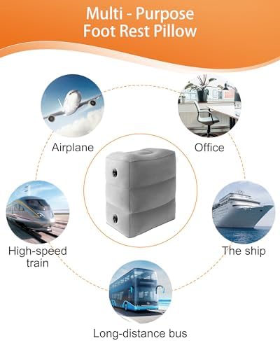 Multi-Purpose Inflatable Travel Pillow Easy to Use Compact Durable