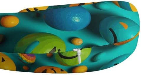 Smiley Face Memory Foam Travel Pillow