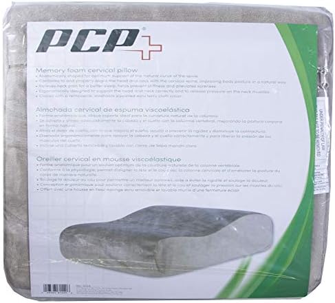PCP Memory Foam Neck Pillow Travelsize w Removable Cover