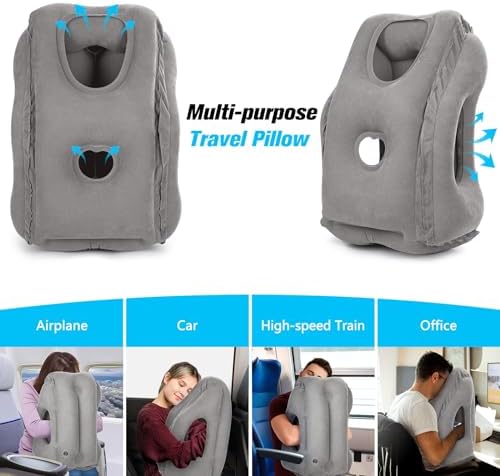Rewondah Inflatabletravel Pillow for Airplanes