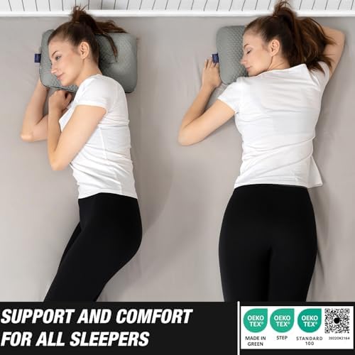 Memory foam pillow Travel-friendly Heat-regulating Portable comfortable