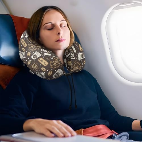 ALAZA Neck Travel Pillow Memory Foam Portable
