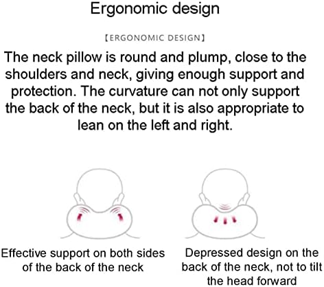 Pure Memory Foam Neck Pillow - Travel Pillow - Lightweight