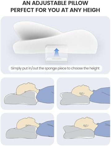 Adjustable Memory Foam Neck Pillow