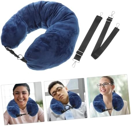 Adjustable Stuffable Travel Neck Pillow for Airplanes