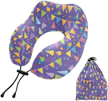 Comfy Neck Travel Pillow - Washable Portable Memory Foam Support