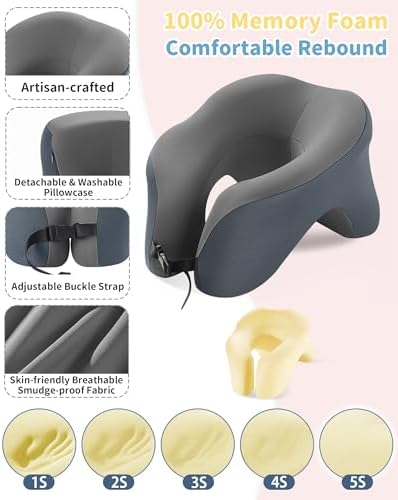 Adjustable 360 Travel Pillow for Airplanes