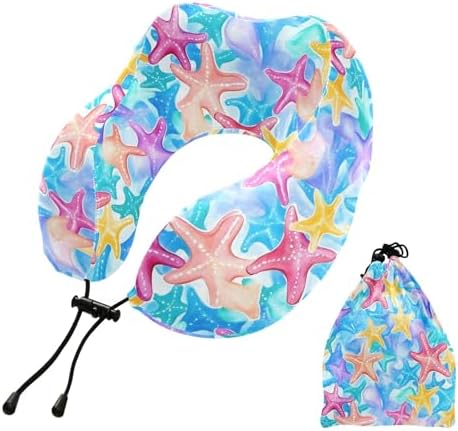 Adjustable Memory Foam Neck Pillow for Air Travel