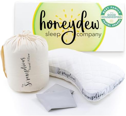 Honeydew Scrumptious Travel Pillow Cooling Copper Gel Fill