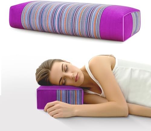 JOERRES Buckwheat Pillow for Neck Cervical 21x8x3inch