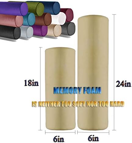 Tinbolunce Memory Foam Roll Pillow for Neck and Side Sleepers