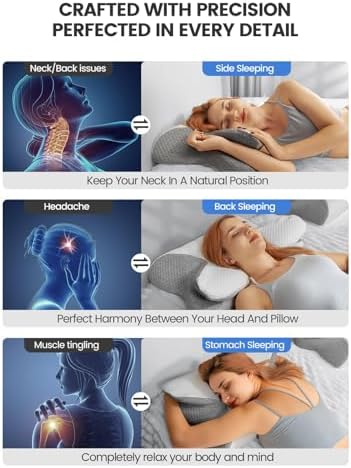 Adjustable Memory Foam Neck Pillow