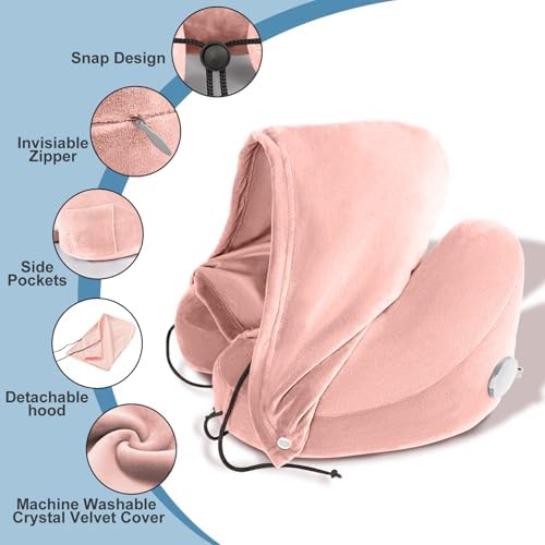 Jekyeroyme Inflatable Travel Neck Pillow