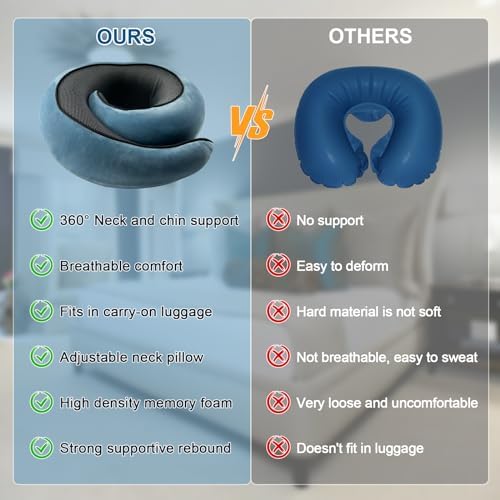Eva Travel Pillow for Airplane Neck Support