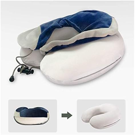 Memory Foam Travel Pillow Neck Support Lightweight Comfortable