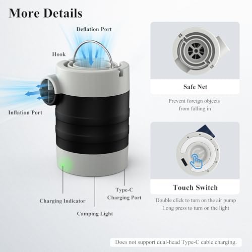 Convenient Outdoor Camping Air Pump