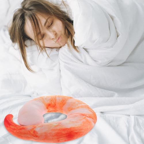 Holidoyo Versatile Shrimp Shaped Travel Pillow for Adults