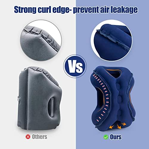 Inflatable Airplane Pillow for Neck and Shoulder Pain
