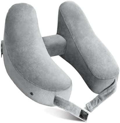 Inflatable Travel Neck Pillow for Bus Car Airplane Train Office