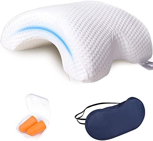 Cuddle-Curated ARCHED SLEEP Pillow for Couples and Cuddlers