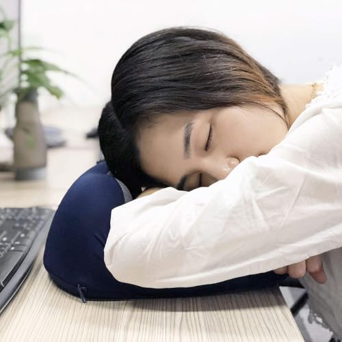 CrazyMart Compact Ergonomic Travel Pillow for Airplane Car Use